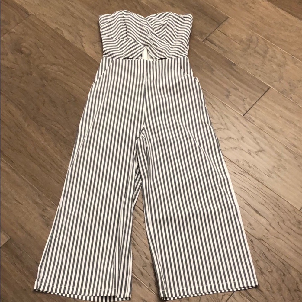 Striped Jumpsuit